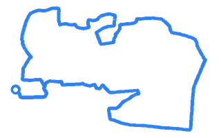 Route shape for Route 12 at Burgess Hill DTC