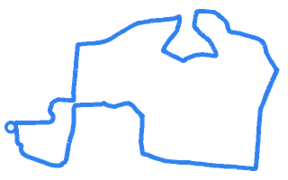 Route shape for Route 16 (NEW) at Burgess Hill DTC