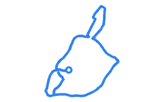 Route shape for Route 2 at Burton-on-Trent DTC