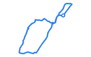 Route shape for Route 4 at Burton-on-Trent DTC