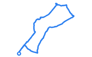 Route shape for Route 10 at Burton-on-Trent DTC