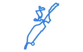 Route shape for Route 12 at Burton-on-Trent DTC