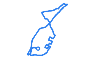Route shape for Route 13 at Burton-on-Trent DTC