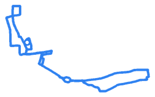 Route shape for Route 4 at Bury Lancashire DTC