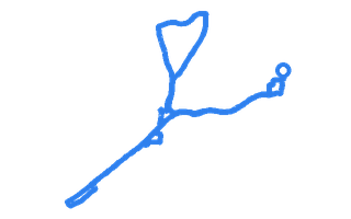 Route shape for Route 8 (NEW) at Bury Lancashire DTC