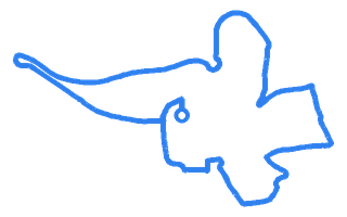 Route shape for Route 2 at Bury St Edmunds DTC