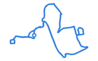 Route shape for Route 7 at Bury St Edmunds DTC