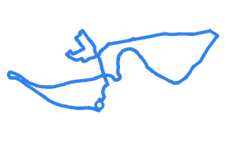 Route shape for Route 10 at Bury St Edmunds DTC