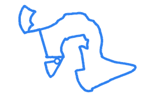 Route shape for Route 4 at Buxton DTC
