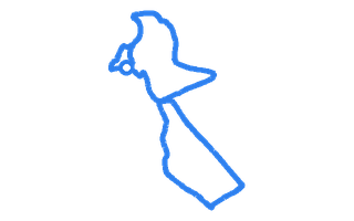 Route shape for Route 6 at Buxton DTC