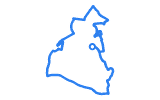 Route shape for Route 10 at Buxton DTC