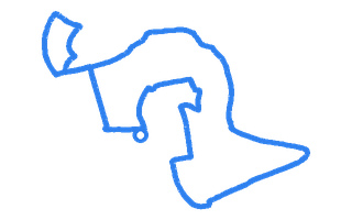 Route shape for Route 11 (NEW) at Buxton DTC