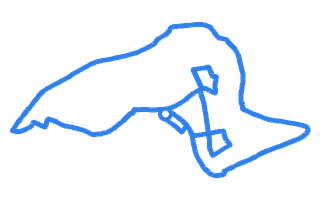 Route shape for Route 13 at Buxton DTC