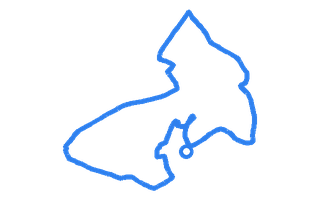 Route shape for Route 14 at Buxton DTC