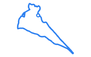 Route shape for Route 17 (NEW) at Buxton DTC