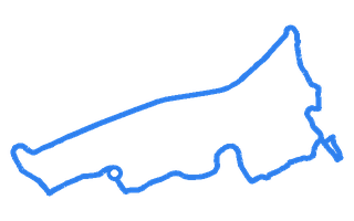 Route shape for Route 2 at Camborne (Cornwall) DTC