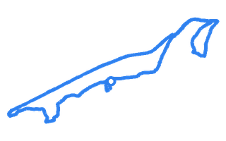 Route shape for Route 3 at Camborne (Cornwall) DTC
