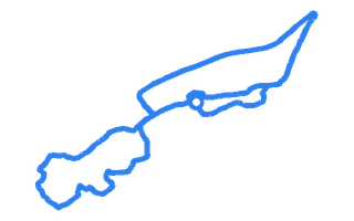 Route shape for Route 4 at Camborne (Cornwall) DTC