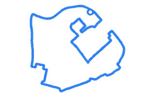 Route shape for Route 7 at Cambridge (Brookmount Court) DTC