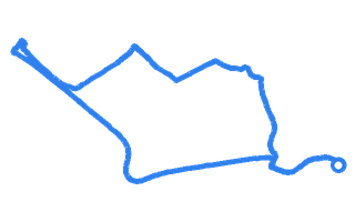 Route shape for Route 13 (NEW) at Cambridge (Brookmount Court) DTC