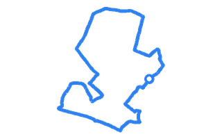 Route shape for Route 8 at Cannock DTC