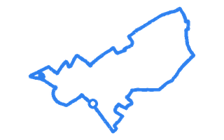 Route shape for Route 8 at Canterbury DTC