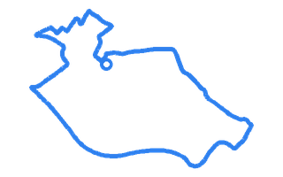 Route shape for Route 12 at Canterbury DTC