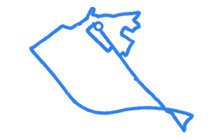 Route shape for Route 14 (NEW) at Canterbury DTC