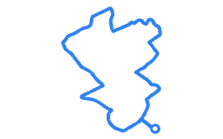 Route shape for Route 18 (NEW) at Canterbury DTC