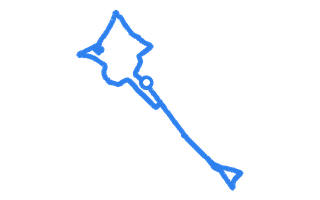 Route shape for Route 19 (NEW) at Canterbury DTC