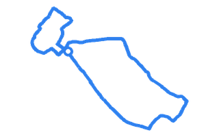 Route shape for Route 20 (NEW) at Canterbury DTC