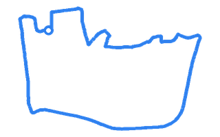Route shape for Route 3 at Cardiff (Llanishen) DTC