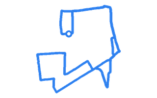 Route shape for Route 4 at Cardiff (Llanishen) DTC
