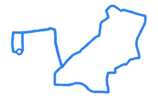 Route shape for Route 5 at Cardiff (Llanishen) DTC