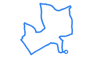 Route shape for Route 11 at Cardiff (Llanishen) DTC