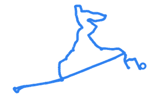 Route shape for Route 5 at Cardington DTC