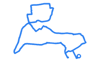 Route shape for Route 8 at Cardington DTC