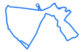 Route shape for Route 3 at Carlisle DTC