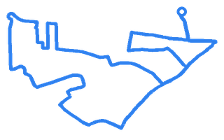 Route shape for Route 6 at Carlisle DTC
