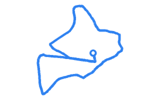 Route shape for Route 10 at Carlisle DTC