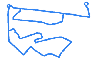 Route shape for Route 11 at Carlisle DTC