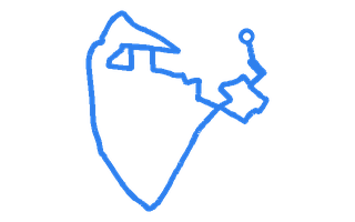Route shape for Route 13 at Carlisle DTC