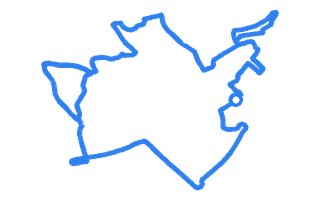 Route shape for Route 5 at Carmarthen DTC