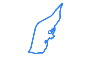 Route shape for Route 3 at Castle Douglas DTC