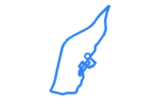 Route shape for Route 4 at Castle Douglas DTC