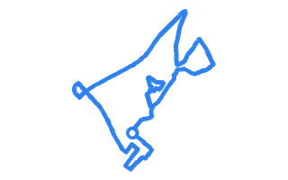 Route shape for Route 5 at Castle Douglas DTC