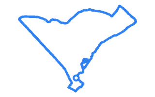 Route shape for Route 7 at Castle Douglas DTC