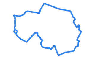 Route shape for Route 4 at Chadderton (Oldham) DTC
