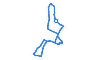 Route shape for Route 17 (NEW) at Chadderton (Oldham) DTC