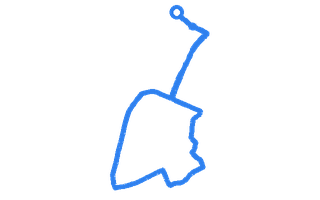 Route shape for Route 18 (NEW) at Chadderton (Oldham) DTC